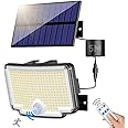 nipify Faretti Solari a Led da Esterno, [310 LED/3 Modes/270° Illuminazione] Faretto Led da Esterno Solare con Sensore di Mov