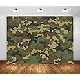 BELECO 7x5ft Fabric Abstract Camouflage Texture Backdrop Army Soldier Military Background Welcome Soldier Theme Party Decorations Kids Adults Birthday Shooting Photo Studio Props