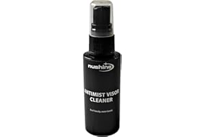 Nushine Anti-mist/Anti-fog Visor Cleaner 50ml Ecofriendly, Water Based and Solvent Free. Works on Motorcycle Helmets visors, Safety Helmets, Glasses, Goggles and Mirrors