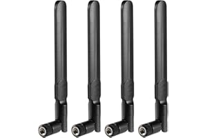 8dBi RP-SMA Male 3G 4G LTE Cellular Trail Camera Long Range Antenna Compatible with SPYPOINT Link Micro Link Dark Link S Link EVO Tactacam Stealth Cam Camera Cellular Trail Camera (Pack of 4) Eifagur
