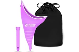 Yagaspantery Urinella für Frauen, Pinkelhilfe für Frauen mit 1Stücke Pisntrichter, Tragbarer Wiederverwendbarer Urinal für Frauen. Ideal für Outdoor-Aktivitäten,Camping Toilette,Festivals,unterwegs