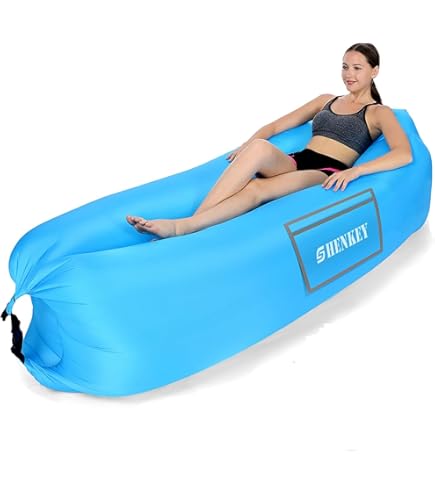 Aufblasbare Couch Outdoor - Magnetverschluss Sofa Für Camping & Garten