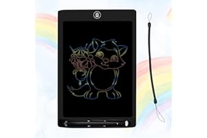 IDOTA Tablica do pisania LCD 8,5", magiczna tablica LCD, Doodle Board, ultracienka i przenośna, prezent dla dzieci i dorosłych, do domu, szkoły, biura (czarna)