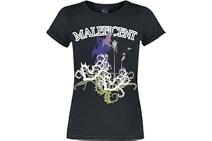 Difuzed Camiseta Mujer Malefica Villanas Disney Camiseta Mujer Malefica Villanas Disney Mujer (Pack de 1)