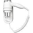 Corby Kendal 1600W Wall Mounted Hair Dryer with Shaver Socket - White