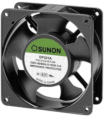 RND Ventilateur axial sans balais AC 120x120x25mm 230V 129.1m³/h (120 mm