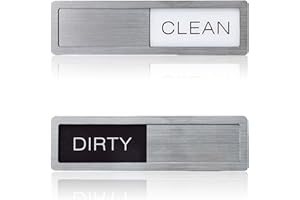 GlamRays Limpio/sucio placa deslizante Clean Dirty Dishwasher Sign Lavavajillas Imán Signo Cartel Lavavajillas Accesorios de Cocina Imán Lavavajillas Utensilios de Cocina