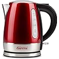 Girmi Bl32 Bollitore Cordless Inox, 1.2 Lt, 1630W, Rosso