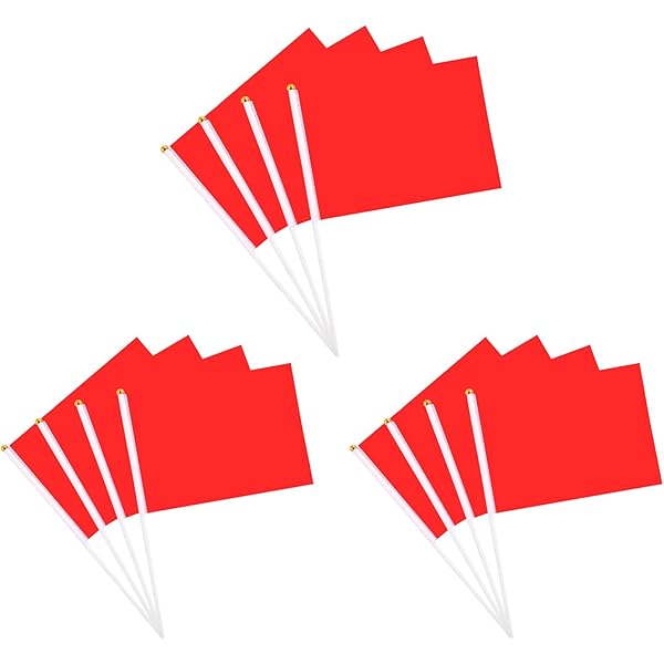 200 Bandierine Stuzzicadenti Legno Per Food Decor - Bianco E Rosso - Foto 2