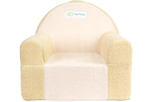 Heypappy Divano per Bambini, Divanetto Schiuma Confortevole con Copertura in Morbido Velluto, Sofà Bimbi per Giocare e Studiare, che si Abbina Bene a Qualsiasi