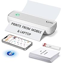 プリンター・複合機 A4 Portable Thermal Printer PRT MT800 Portable A4 Wireless Bluetooth Thermal Printer, Suitable