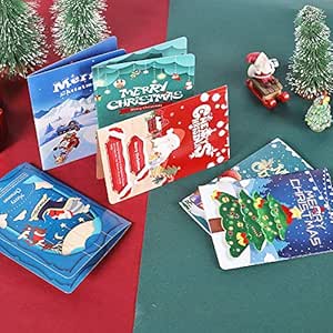 Auguri Di Buon Natale Virtuali.6 Biglietti Di Auguri Di Natale Ar Design Creativo In 3d Video Virtuali E Dinamici Con Buste Decorazione Natalizia Forniture Per Feste Amazon It Cancelleria E Prodotti Per Ufficio