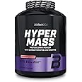 BioTechUSA Hyper Mass - Mass Gainer with Carbs & Protein Blend | Micronised Creatine | Gluten-Free, 2.27 kg, Strawberry
