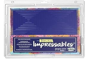 Gel Press Plaque en Relief, 30,5 x 30,5 cm, 30 x 30 cm