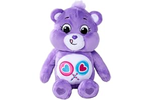 Simba 6305878019 - miś szczęścia, części z przyjemnością niedźwiedź, 23 cm, pluszowa figurka, Care Bears, fioletowy
