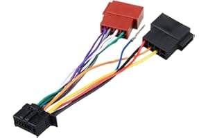 Sound Way Fascio Cavi Adattatore Connettore ISO compatibile con Autoradio Pioneer 16 pin 23 x 10 mm prodotte dal 2003