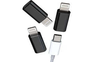 WASRUYI Lightning to USB C Adapter Charger Jack Converter (3 Pack)Type C Female Lightening Male Cable Adaptor for Apple iPhone 14 Pro Max for iPad Connector Data Cord Accessories Dongle Charging Port Splitter