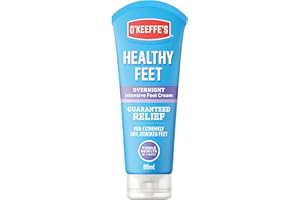 O'KEEFFE'S O’Keeffe’s Healthy Feet Overnight 80ml – Intensive Moisturising Foot Cream for Dry, Cracked Heels | Cracked Heel Repair Cream