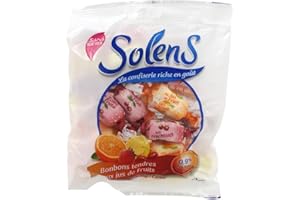 Solens Bonbons Tendres aux Jus de Fruits Sans Sucre 100 g