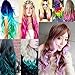 S-noilite® Fashion Womens Long Wig Wavy Curly Hair Harajuku Style Cosplay Anime Full Wigs (Mix Pink White)