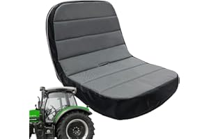 Teksome Funda para Asiento de Tractor de Césped, Impermeable y Resistente a la Intemperie