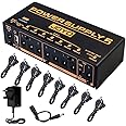 JOYO Built-in 4400mAh Rechargeable Battery Guitar Effect Pedal Power Supply 8 Outputs 9V 12V 18V (100mA, 500mA) Jacks & 5V/1A USB Port (JP-05)