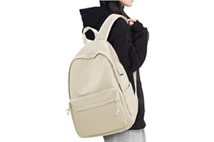 WEPLAN Sac à dos Scolaire Cartable College Fille Garcon Sac à dos Loisir Sac de Voyage Sac à d'école léger 14 Pouces Imperméable Sac à Dos pour Prdinateur Portable Sac a Dos Femme