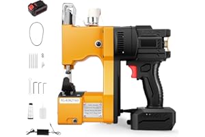 Tanniws portatile macchina da cucire 50000mAh cucitrice per tessuti taglia e cuci macchina da cucire professionale per sacchetto di plastica di carta di riso con sacco di pelle di serpente intrecciata