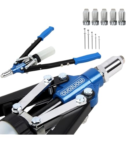 Brilliant Tools Pince à riveter pour rivets de 2,4 3,2 4,0 4,8 mm Brilliant Tools Pince à riveter pour rivets de 2,4 3,2 4,0 4,8 mm