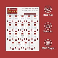 AIBE (All India Bar Examination) Bare Acts without Short Notes, Total Set of 19 Books, Latest Edition with up to date…