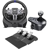 Coverzone 900&deg; Direksiyon Seti &ndash; 16 Bit Manyetik Encoder, Hall Sens&ouml;rl&uuml; Lineer Pedal, &Ccedil;ift Motorlu Titreşim, Rgb Işıklı Geri 