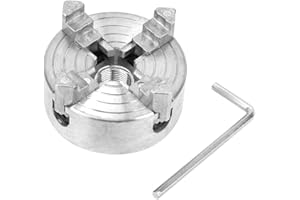 YANMIS Z011A Portabrocas de 4 mordazas, herramienta de taladrado de fresado CNC de mandril de torno de aleación de zinc para mini torno de metal