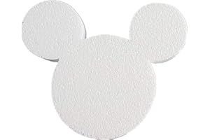 DecoPorex Silhouette Topolino in polistirolo Non Verniciato (20 cm)