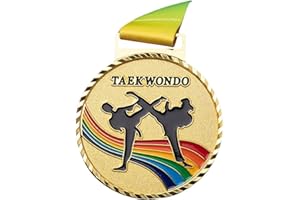 ARVALOLET Medallas de oro, medallas de ganador, medalla de oro deportivo, premio de cobre dorado, medalla de taekwondo, medalla ganadora, medalla de ganador, medallas olímpicas, medallas de oro,