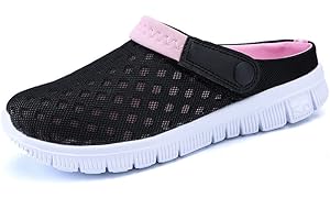 ZXWFOBEY Men-Women Slip-On Breathable Mesh Shoes Couples Sport Sandals Flip Flop