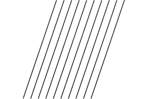 VictorsHome Carbon Fiber Rods 2mm x 200mm Solid Matte Round Bar for DIY Crafts RC Aircraft Model Car 10pcs