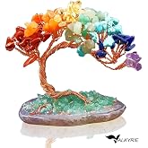 Valkyrie 7 &Ccedil;akra Reiki Para Ağacı &ndash; Doğal Kristal Taş Dekor, Enerji Dengeleme, Feng Shui, Şans ve Pozitif Enerji