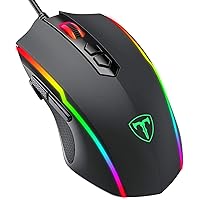Holife gaming mouse, RGB cable honeycomb final mouse, PC mouse for desktop, laptop, gamer mouse