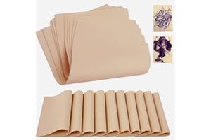 10 unità Pelle Sintetica Tattoo, Unihuby Pelle per Tatuaggi Pelle Finta per Tatuaggi Tattoo Pelle Sintetica Tattoo Skins Practice Fake Skins