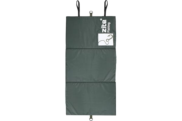 Zite Fishing Tapis de Réception Matériel pour la Pêche à la Carpe Décrochage - 100 x 60 cm - Enroulable