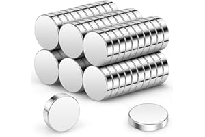 Wukong N45 Mini imanes fuertes, 5 x 1 mm, 60 unidades, imanes de neodimio, pequeños pero fuertes, para frigorífico, oficina, impresora 3D, modelo y proyecto de bricolaje