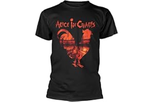 TEE SHACK Alice in Chains Rooster Dirt Layne Staley Rock Official Tee T-Shirt Mens Unisex, XL, Black