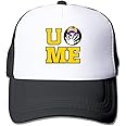 YueBanWan Men's Cool Mesh Cap Cant See Me John Cena U Poster Logo Black