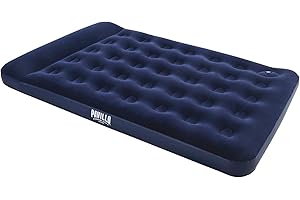 Bestway Pavillo ? Blue Horizon Step 75" x 54" x 11"/1.91m x 1.37m x 28cm Double Air Bed with Internal Foot Pump