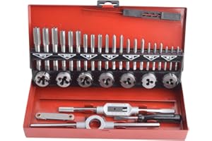 Gunpla Set taglio filettatura in solido acciaio al tungsteno metrica 32 pezzi, filettatrice professionale, set Maschi E Filiere per Filettatura, M3-M12