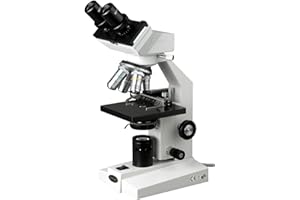Amscope b100-ms 40 x -1000 x microscopio biologico binoculare W/Mech. Stage