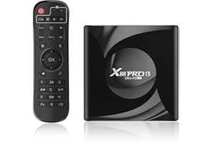 KENKULL TV Box Android 13.0 4GB RAM 64GB ROM RK3528 Quad-Core 64bit Cortex-A53 Chipset X88Pro Smart TV Box Builtin 2.4G/5G WIFI And Bluetooth 5.0 Support 3D 8K H.265 Videos