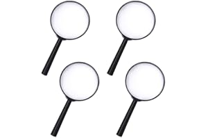 YUGUOLAN 4 Stück Acryl-Lupe für Kinder - Party- und Geburtstagsgeschenk