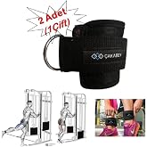 &Ccedil;AKABEY Ankle Straps Fitness Ayak Bileği Ağırlık &Ccedil;alışma Kemeri Cable Kickback Bilek Aparatı Sağ/sol Takım Siyah