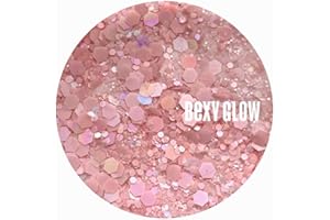 Bexy Glow Colour Acrylic Powders "Tulip" | Spring Fling Acrylic Nail Collection | Professional Acrylic Nail Powder | Glitter Acrylic Nail Powder | Pink Acrylic Nail Powder | 20g
